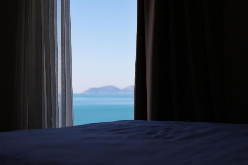 Tengerre nz kilts a Valza Hotel egyik szobjbl